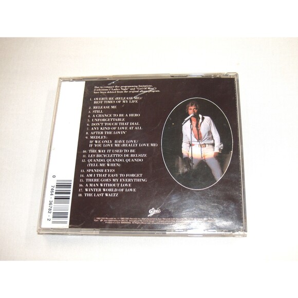 Engelbert Humperdinck Live in Concert and All Of Me Double Album Epic CD - Picture 3 of 3